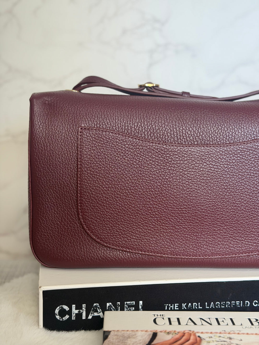 WA/Email to purchase only- CHANEL Burgundy Caviar LGHW 26S collection Matthieu Blazy Maxi 32 cms Flap Bag 2026