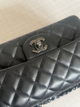 Load image into Gallery viewer, Chanel 2021 21B So Black Hardware Black Lambskin Mini Rectangular Flap Bag

