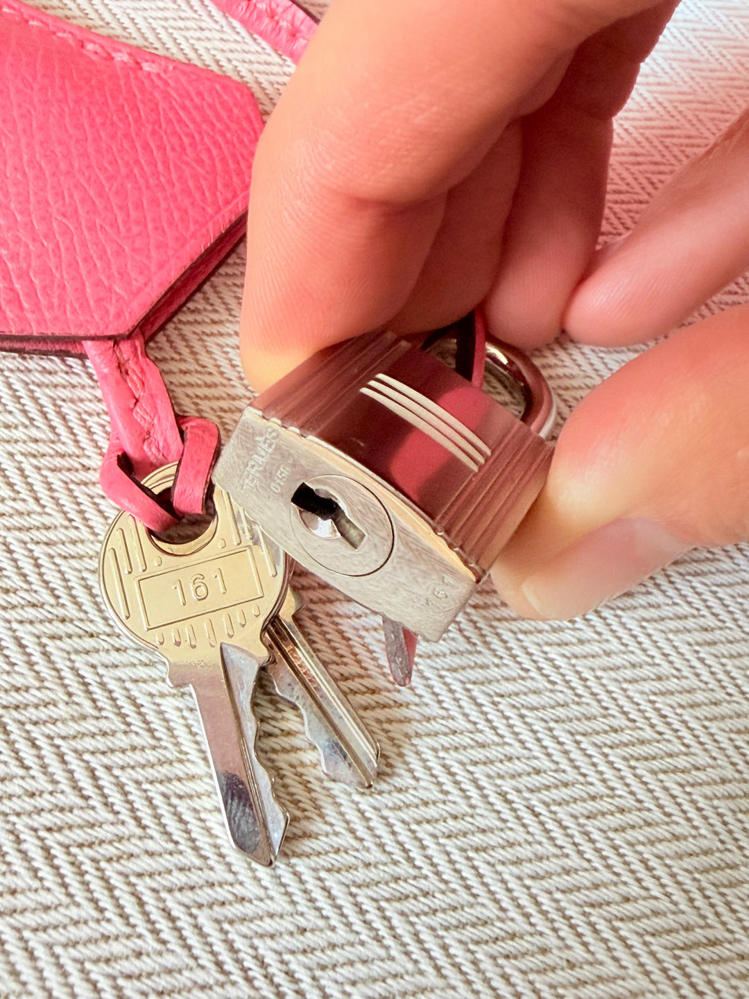 Hermes Kelly 28 in Rose Azalee Pink Epsom Leather PHW Stamp C 2018