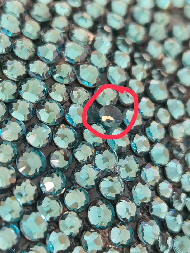 CHANEL series 21 Turquoise Teal Green Blue Diamanté Swarovski Crystal Strasssd Extra Mini Flap Bag with SHW *unicorn* RARE