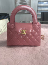 Load image into Gallery viewer, Chanel Pink Calf skin GHW Nano Kelly Shopping Bag size Small (19cms)
