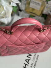 Load image into Gallery viewer, Chanel Pink Lambskin (2022) LGHW Mini Rectangular Flap Bag with Top Handle
