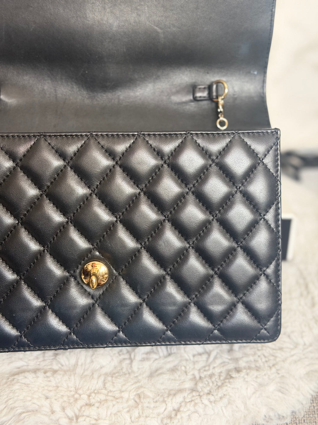 CHANEL series 23 Black Lambskin Quilted LGHW Fantasy Pearls Flap Bag 2017