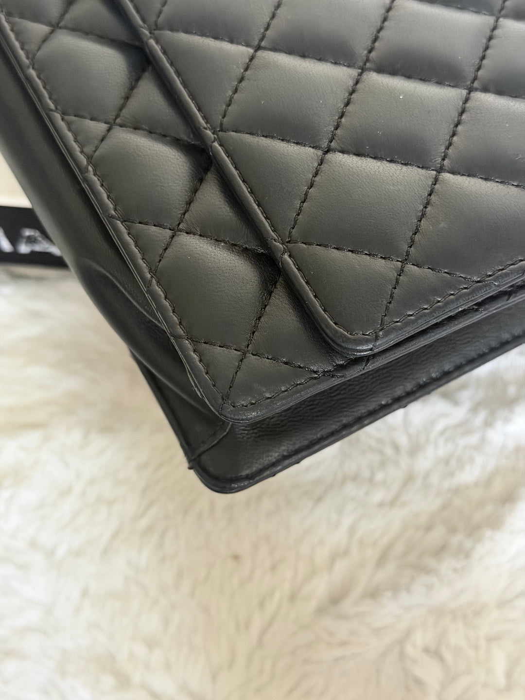 CHANEL series 23 Black Lambskin Quilted LGHW Fantasy Pearls Flap Bag 2017