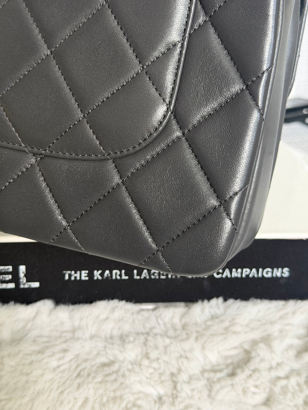 CHANEL Dark Grey Lambskin LGHW Trendy CC Flap Bag with non detachable shoulder strap size SMALL 2021