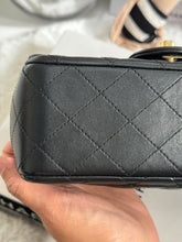Load image into Gallery viewer, Chanel Series 30 (2021) Black Lambskin LGHW Mini Rectangular flap bag
