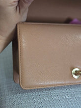 Load image into Gallery viewer, Chanel 21K 2021 Fall/Winter Collection Caramel Brown Caviar shiny champagne GHW Small Le Boy Flap Bag
