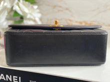 Load image into Gallery viewer, Chanel series 3 Black Lambskin 24K GHW Small Diana Flap Bag
