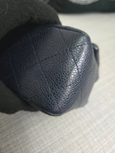 Load image into Gallery viewer, Chanel series 18 14C 2014 Cruise Collection Navy Caviar SHW Classsic Mini Rectangular Flap Bag
