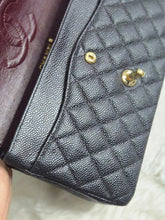 Load image into Gallery viewer, Chanel series 20 2015 Black Caviar GHW 11.12 Timeless ML Medium Classic Double Flap Bag
