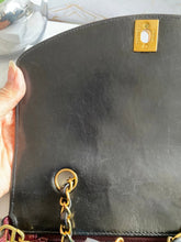 Load image into Gallery viewer, Chanel series 3 Black Lambskin 24K GHW Small Diana Flap Bag
