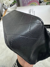 Load image into Gallery viewer, Chanel series 24 17B 2017 Fall/Winter Collection Black caviar LGHW Mini Rectangular Flap Bag with Burgundy Leather lining
