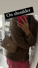 Load image into Gallery viewer, Chanel 22K Pre Fall/Winter 2022 Collection Dark Beige Caviar Aged GHW Coco First Mini Flap Bag
