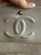 Load image into Gallery viewer, Chanel series 24 17B 2017 Fall/Winter collection Rose Gold Chevron Caviar Medium ML Timeless Classic Double Flap Bag with SHW
