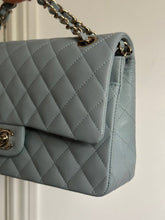 Load image into Gallery viewer, Chanel 22P Blue Caviar LGHW Medium ML Timeless Classic Double Flap Bag
