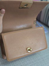 Load image into Gallery viewer, Chanel 21K 2021 Fall/Winter Collection Caramel Brown Caviar shiny champagne GHW Small Le Boy Flap Bag
