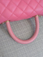 Load image into Gallery viewer, Chanel series 31 21P 2021 Pre Spring/Summer Collection Pink Caviar Coco Handle Flap Bag with Top Handle and Detachable Strap size Small
