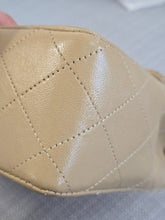Load image into Gallery viewer, Chanel series 1 Beige Lambskin 24K GHW Vintage Mini Flap Bag
