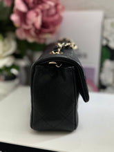 Load image into Gallery viewer, Chanel series 24 17B 2017 Fall/Winter Collection Black caviar LGHW Mini Rectangular Flap Bag with Burgundy Leather lining
