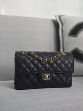 Load image into Gallery viewer, Chanel series 31 2021 Black Caviar Small Timeless Classic Double Flap Bag with GHW
