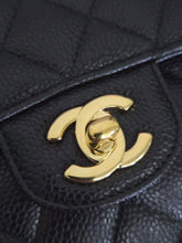 Load image into Gallery viewer, Chanel series 31 2021 Black Caviar Small Timeless Classic Double Flap Bag with GHW
