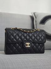 Load image into Gallery viewer, Chanel series 31 2021 Black Caviar Small Timeless Classic Double Flap Bag with GHW
