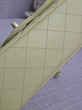 Load image into Gallery viewer, Chanel 23C 2022/2023 Cruise Collection Pastel Lime Green Lambskin Mini Rectangular Flap Bag with Champagne GHW
