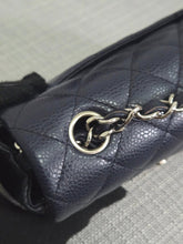 Load image into Gallery viewer, Chanel series 18 14C 2014 Cruise Collection Navy Caviar SHW Classsic Mini Rectangular Flap Bag

