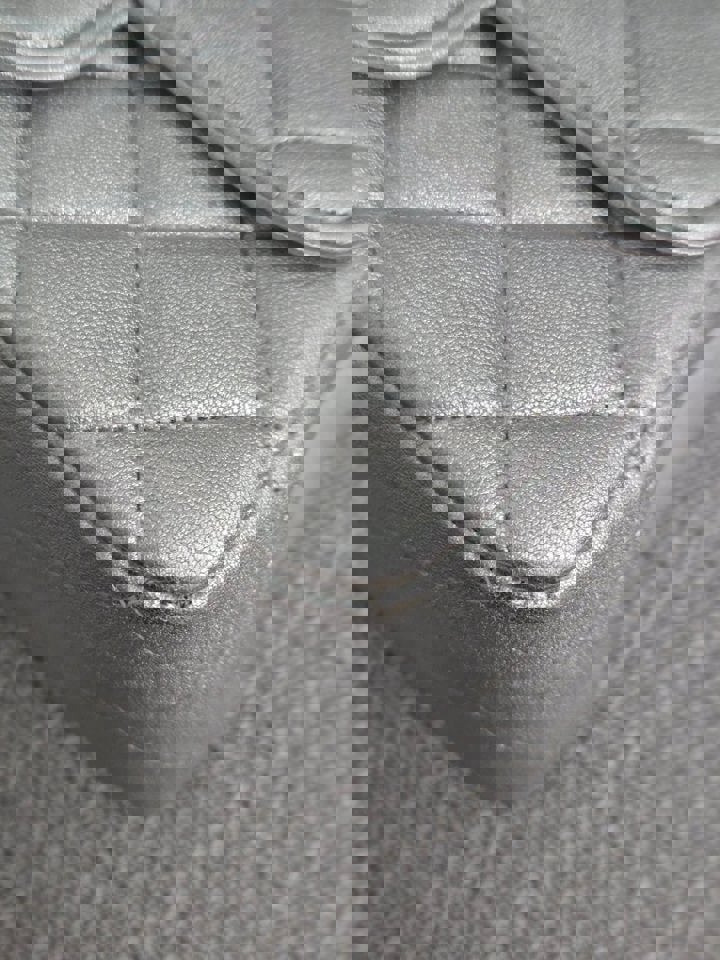 Chanel Series 31 21P 2021 Pre Spring/Summer Collection Iridescent Silver lambskin SHW Square Mini Flap Bag