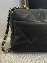 Load image into Gallery viewer, Chanel 19 Flap Bag from series 31 2021 in Black Lambskin Mixed Metal GHW Size Small

