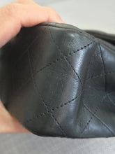 Load image into Gallery viewer, Chanel series 16 2012 Black Lambskin Medium ML Timeless Classic Double Flap Bag with GHW
