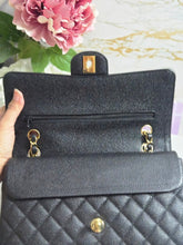 Load image into Gallery viewer, Chanel series 20 2015 Black Caviar GHW 11.12 Timeless ML Medium Classic Double Flap Bag
