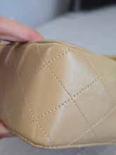 Load image into Gallery viewer, Chanel series 1 Beige Lambskin 24K GHW Vintage Mini Flap Bag
