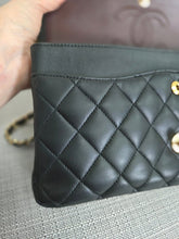 Load image into Gallery viewer, Chanel series 16 2012 Black Lambskin Medium ML Timeless Classic Double Flap Bag with GHW
