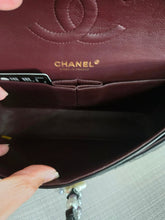 Load image into Gallery viewer, Chanel series 16 2012 Black Lambskin Medium ML Timeless Classic Double Flap Bag with GHW
