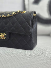Load image into Gallery viewer, Chanel series 31 2021 Black Caviar Small Timeless Classic Double Flap Bag with GHW
