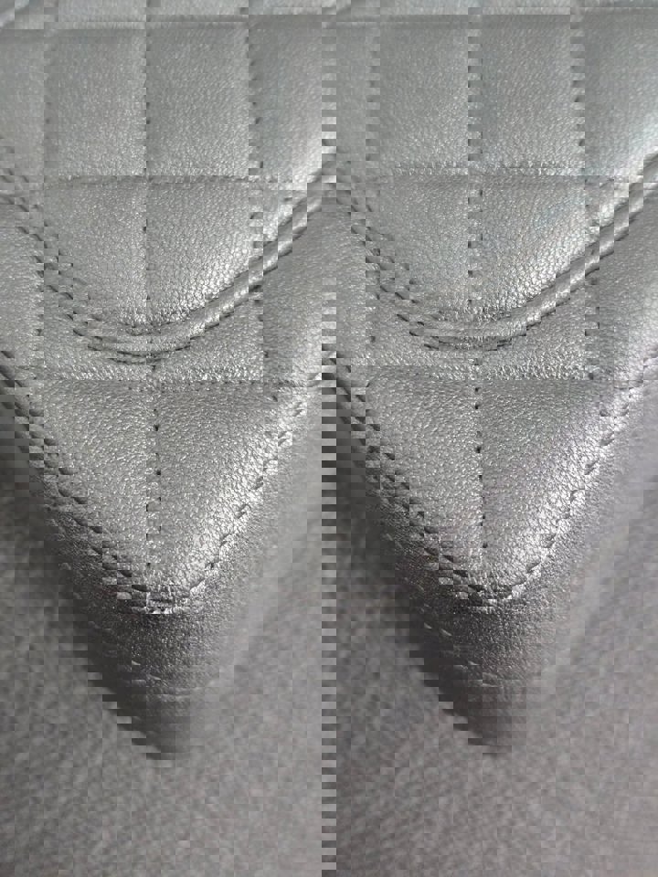 Chanel Series 31 21P 2021 Pre Spring/Summer Collection Iridescent Silver lambskin SHW Square Mini Flap Bag