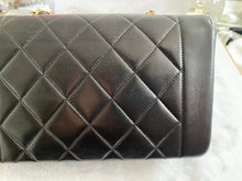 Load image into Gallery viewer, Chanel series 3 Black Lambskin 24K GHW Small Diana Flap Bag
