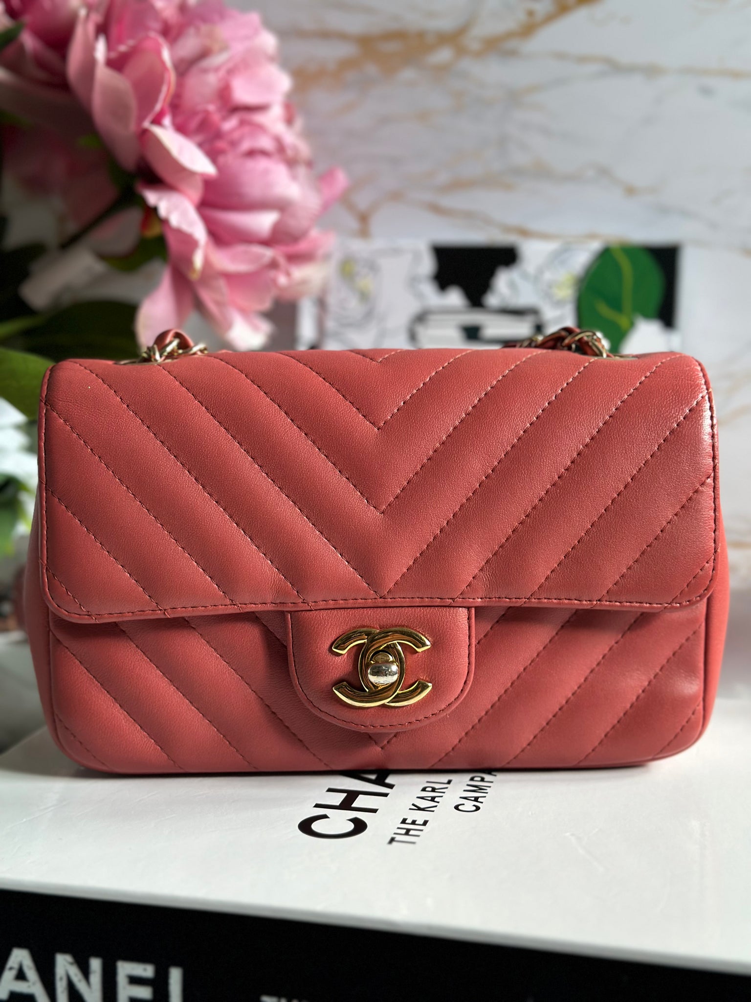 Chanel lambskin chevron Clearance