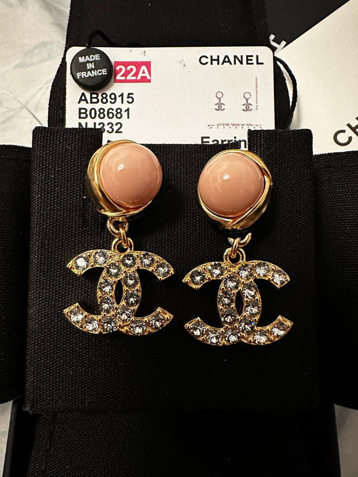 Chanel 22A collection Dangling Earrings – Globalluxcloset