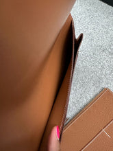 Load image into Gallery viewer, Hermes Dogon duo wallet Gold Togo leather in palladium hardware
