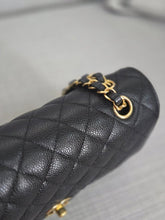 Load image into Gallery viewer, Chanel series 31 2021 Black Caviar Small Timeless Classic Double Flap Bag with GHW
