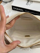 Load image into Gallery viewer, Chanel 22C White Calfskin GHW Small Camera Case Bag with Adjustable Strap
