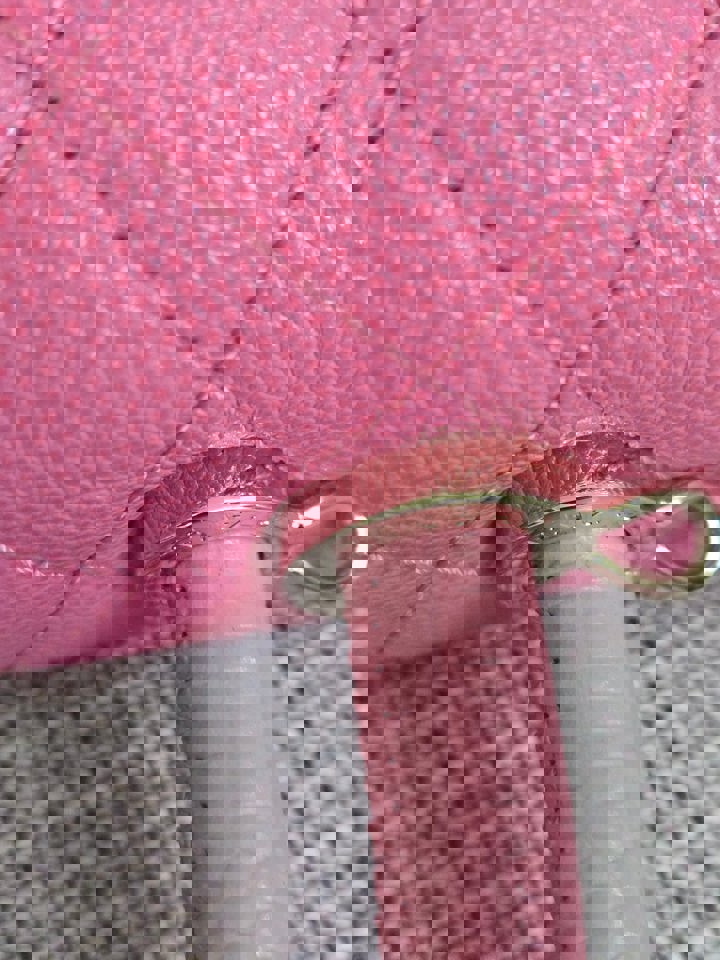 Chanel series 31 21P 2021 Pre Spring/Summer Collection Pink Caviar Coco Handle Flap Bag with Top Handle and Detachable Strap size Small