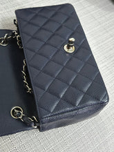 Load image into Gallery viewer, Chanel series 18 14C 2014 Cruise Collection Navy Caviar SHW Classsic Mini Rectangular Flap Bag
