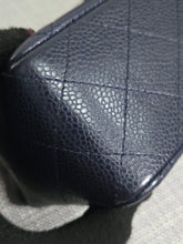 Load image into Gallery viewer, Chanel series 18 14C 2014 Cruise Collection Navy Caviar SHW Classsic Mini Rectangular Flap Bag
