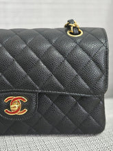 Load image into Gallery viewer, Chanel series 31 2021 Black Caviar Small Timeless Classic Double Flap Bag with GHW
