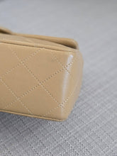 Load image into Gallery viewer, Chanel series 1 Beige Lambskin 24K GHW Vintage Mini Flap Bag
