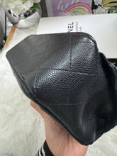 Load image into Gallery viewer, Chanel series 24 17B 2017 Fall/Winter Collection Black caviar LGHW Mini Rectangular Flap Bag with Burgundy Leather lining
