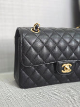 Load image into Gallery viewer, Chanel series 31 2021 Black Caviar Small Timeless Classic Double Flap Bag with GHW
